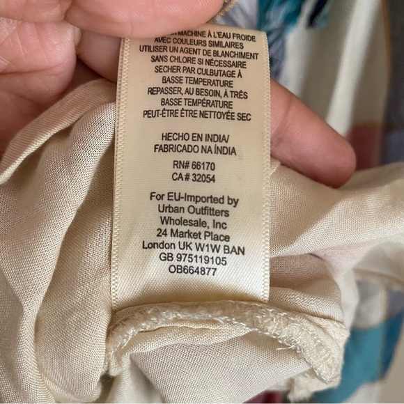 Anthropologie Maeve Metallic Patchwork Plaid Sleeveless Boho Lagenlook Dress - Picture 11 of 11